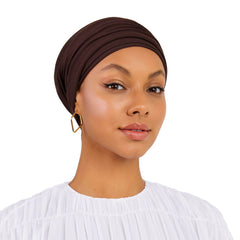 Brown Cotton Turban