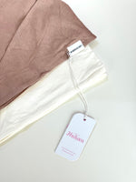 3 Turbans, Dusty Pink & White Cotton  + 1 Color of Your Choice - Haneenalsaify