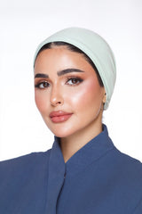 Pastel Green Cotton turban