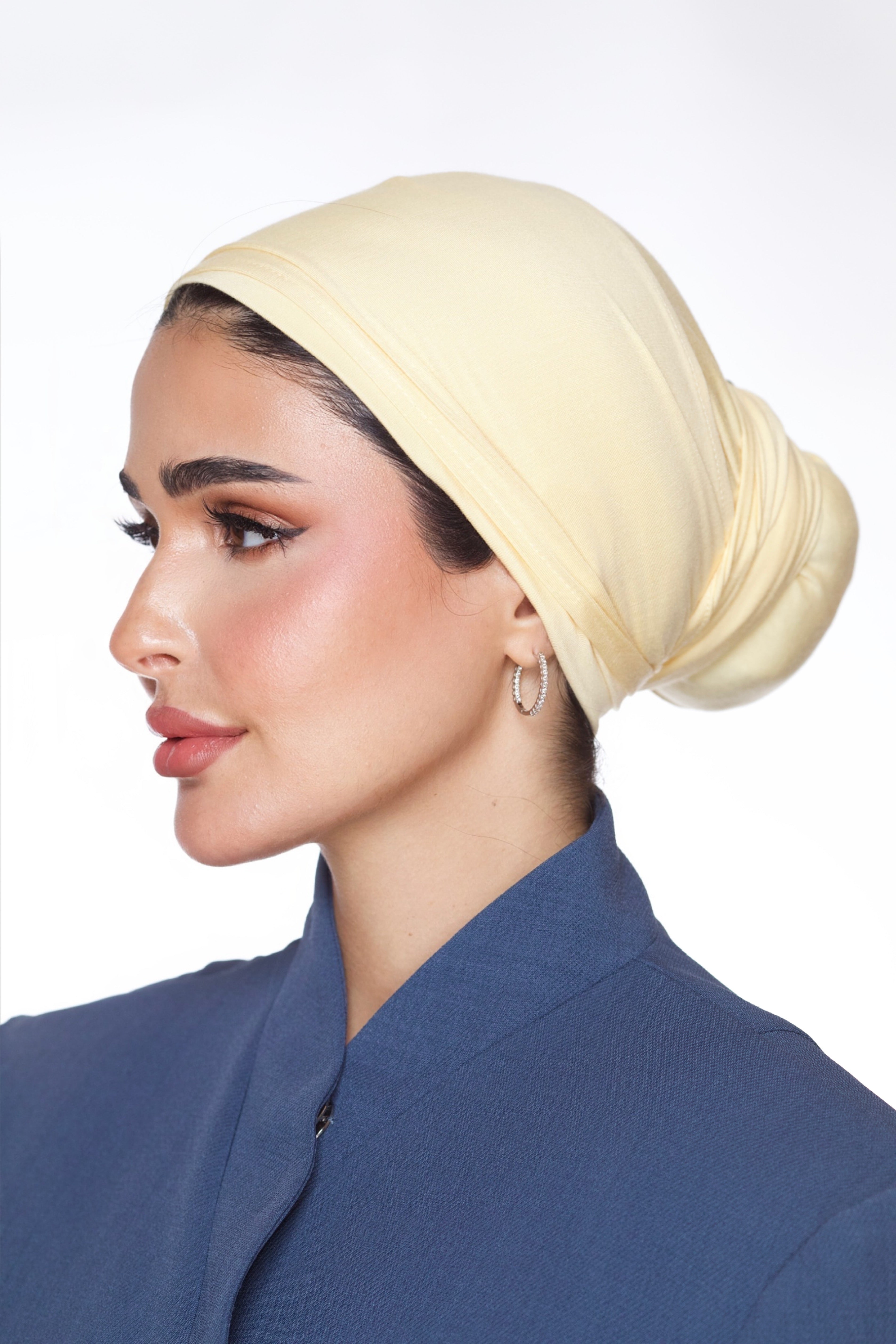 Butter Yellow Cotton turban