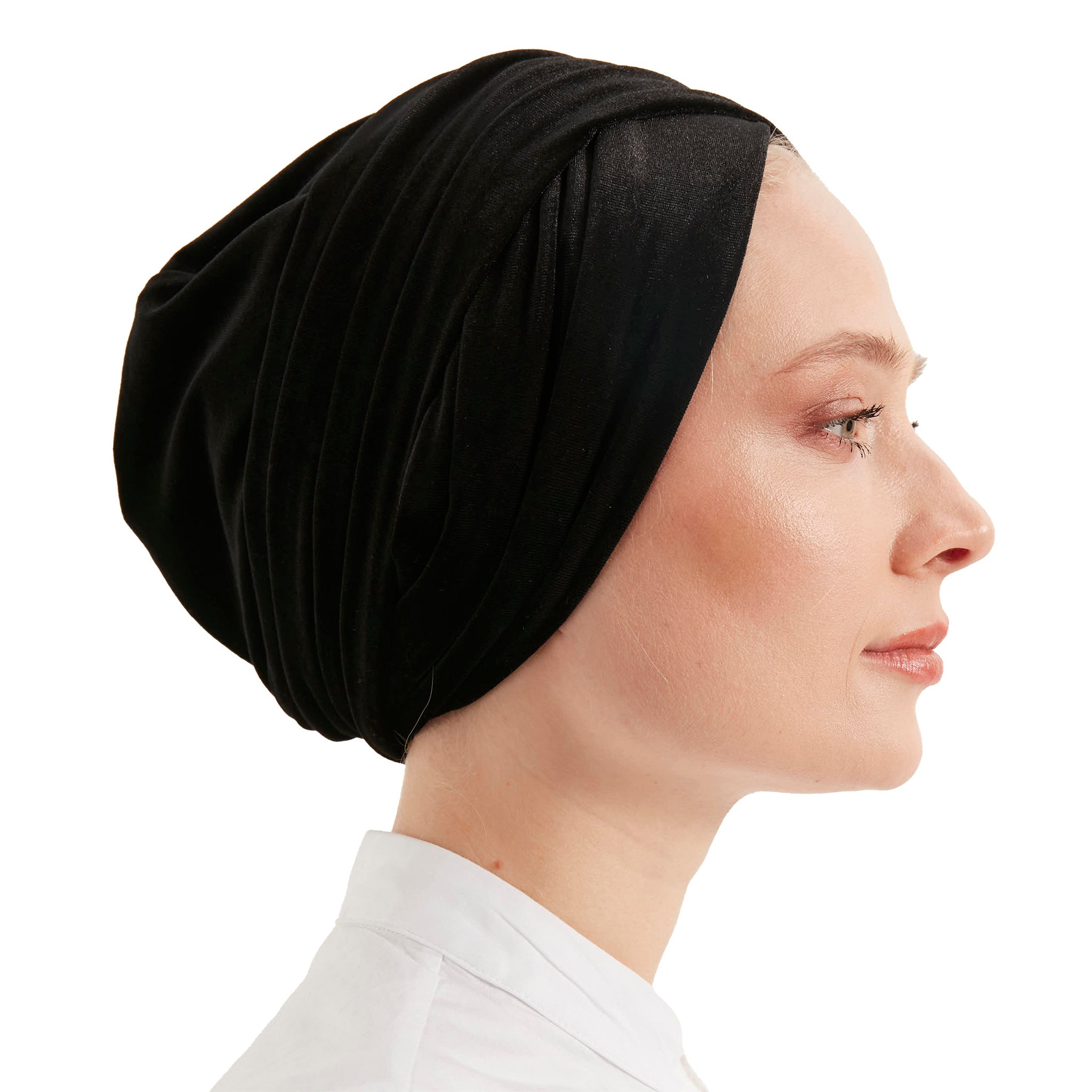 Black  Velvet  Turban