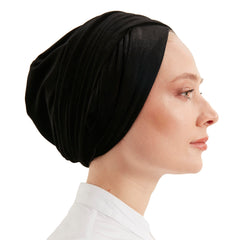 Black  Velvet  Turban