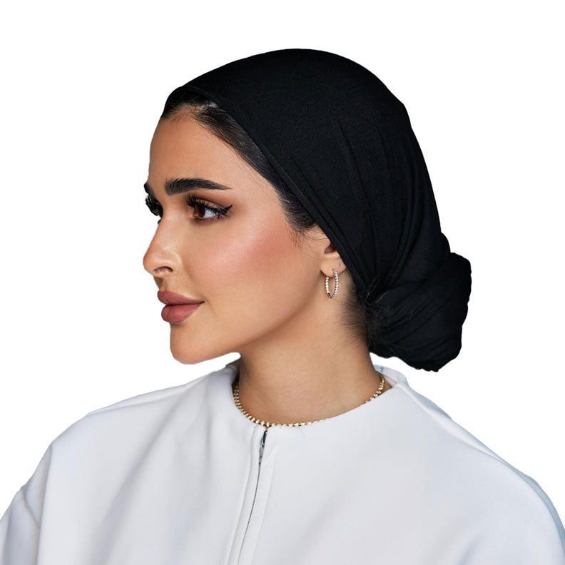 Black Wrap Turban