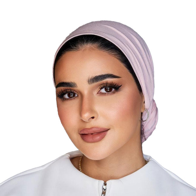 Soft Pink Wrap Turban
