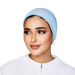 Sky Blue Cotton Turban