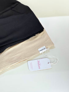 3 Turbans, Black & Light Beige Cotton + 1 Color of Your Choice - Haneenalsaify