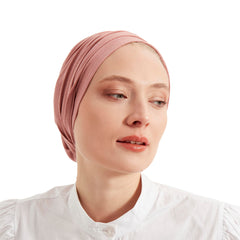 3 Turbans, Black & Light Beige Cotton + 1 Color of Your Choice