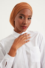 3 Turbans, Black & Light Beige Cotton + 1 Color of Your Choice - Haneenalsaify