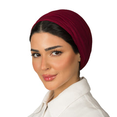 Maroon Cotton Turban