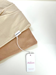 3 Turbans, Light Beige & Grey Beige Cotton  + 1 Color of Your Choice - Haneenalsaify