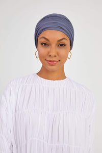 3 Turbans, Light Beige & Grey Beige Cotton  + 1 Color of Your Choice - Haneenalsaify