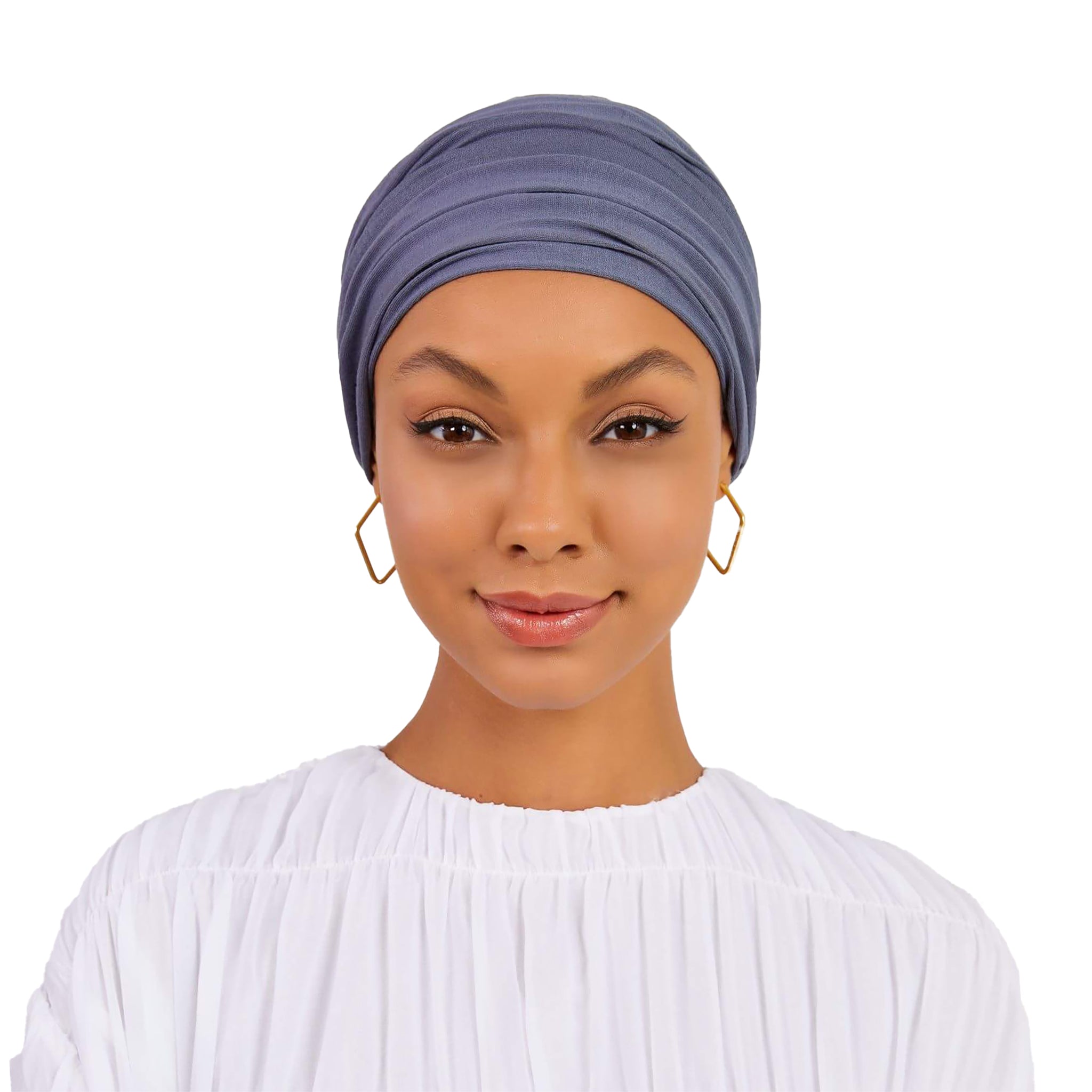 3 Turbans, Black & Light Beige Cotton + 1 Color of Your Choice