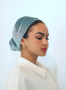 3 Turbans, Beige & White Velvet  + 1 Color of Your Choice - Haneenalsaify