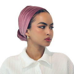 3 Turbans, Beige & White Velvet  + 1 Color of Your Choice