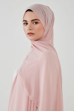 Blush chiffon scarf - Haneenalsaify