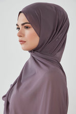 Cordovan chiffon scarf - Haneenalsaify