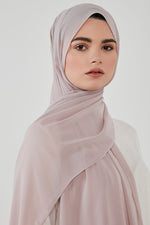 Powder chiffon scarf - Haneenalsaify